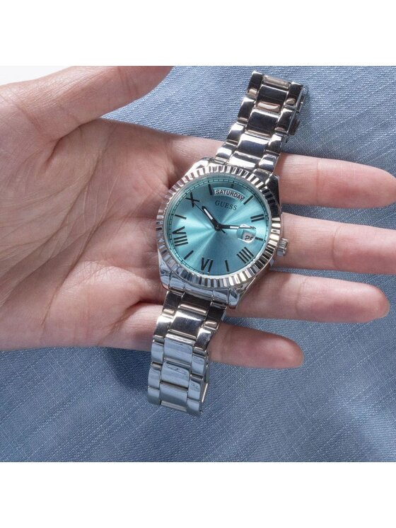 Guess Guess Hodinky GW0308L4 Strieborná