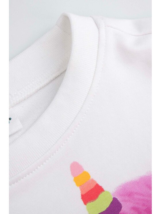 Coccodrillo Coccodrillo Bluza WC5132102RGK-001 Biały Regular Fit
