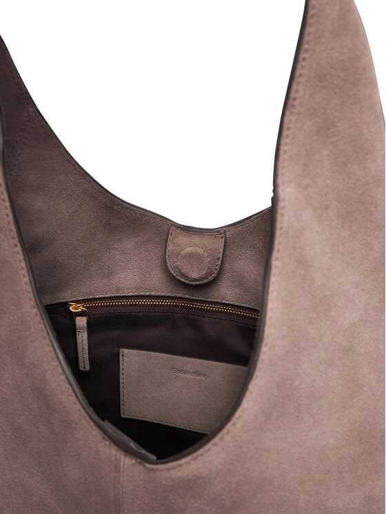 Calvin Klein Calvin Klein Käekott Slouchy Suedelarge Shoulder Bag LV04F3690G Pruun