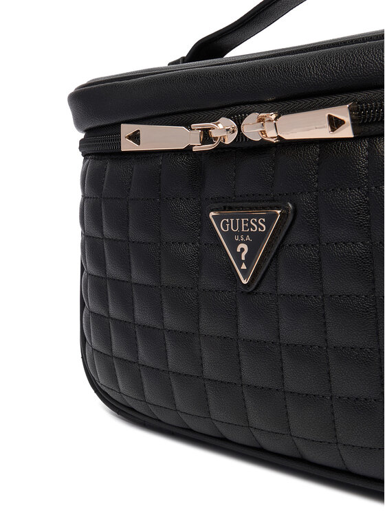 Guess Guess Pochette per cosmetici Nadira TWQG84 24039 Nero