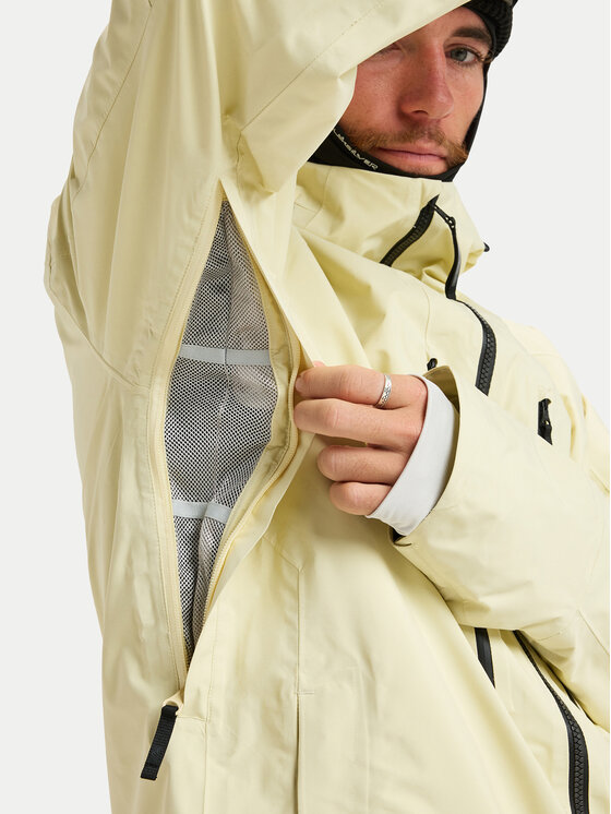 Quiksilver Quiksilver Geacă pentru snowboard Pro Path Stretch Goretex Jk EQYTJ03508 Galben Modern Fit