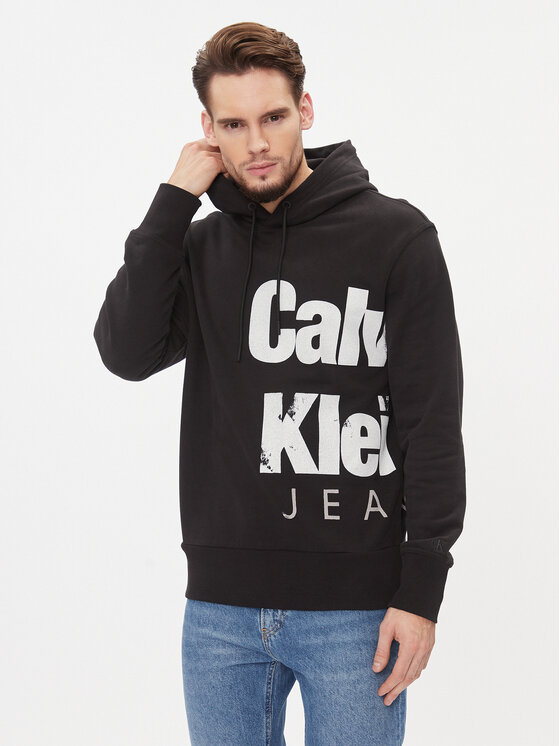 Calvin Klein Jeans Calvin Klein Jeans Μπλούζα J30J324108 Μαύρο Regular Fit