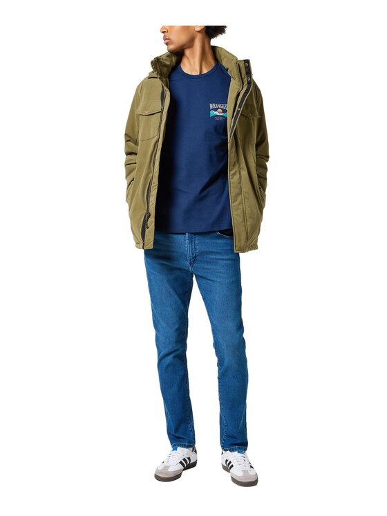 Wrangler Wrangler T-shirt 112357262 Blu scuro Regular Fit
