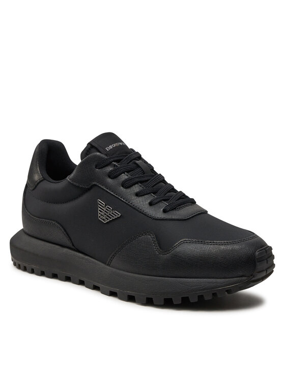 Emporio Armani Emporio Armani Sneakersy X4X630 XN877 K001 Čierna