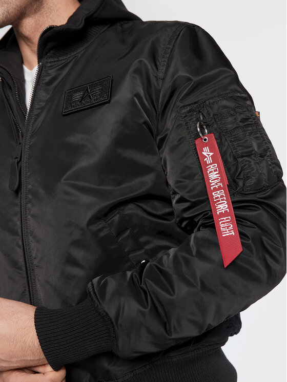 Alpha Industries Alpha Industries Kurtka bomber Ma-1 D-Tec 133104 Czarny Regular Fit