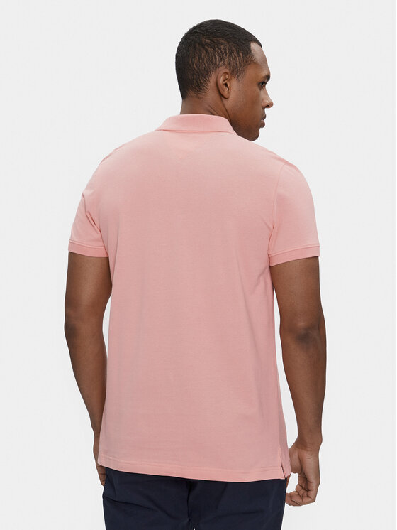 Tommy Jeans Tommy Jeans Poloshirt DM0DM18312 Rosa Slim Fit