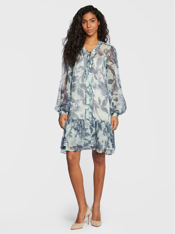 Guess Robe de jour W3RK01 WDW52 Bleu Regular Fit