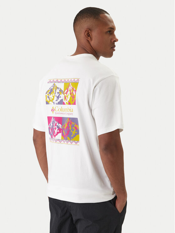 Columbia Columbia T-Shirt CSC™ Heavyweight Iconic 2155061 Biały Relaxed Fit
