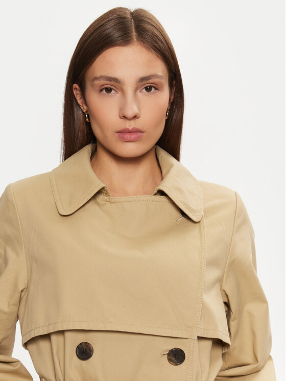 Tommy Jeans Tommy Jeans Trench DW0DW20280 Bež Regular Fit