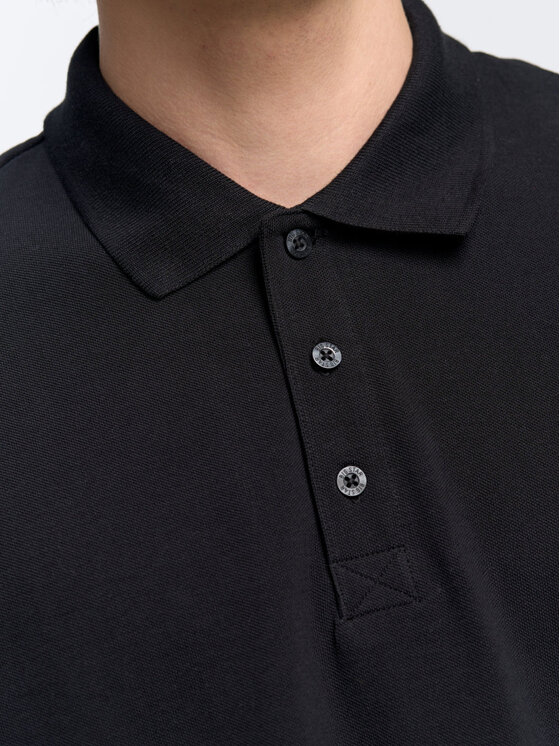BIG STAR BIG STAR Polo markolinos_906 Czarny Basic Fit