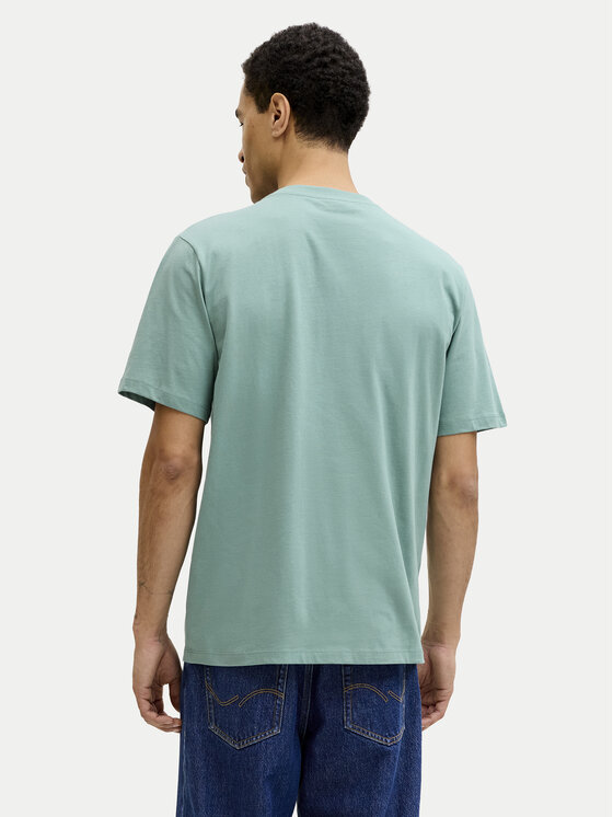 Jack & Jones Jack & Jones T-Shirt Jjrain Tee Ss Crew Neck 12288097 Turkusowy Regular Fit