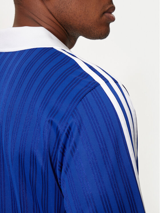adidas adidas Longsleeve adicolor Piqué Football IX5227 Niebieski Regular Fit