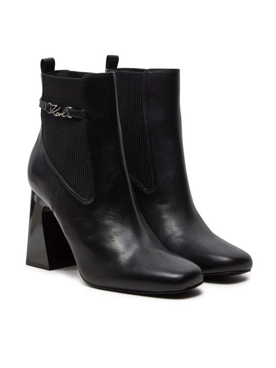 KARL LAGERFELD KARL LAGERFELD Botine Astra Nova KL33160 Negru
