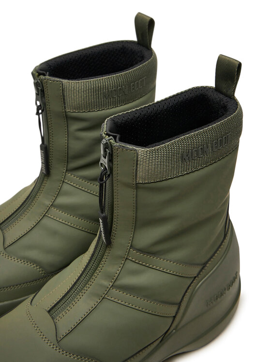 Moon Boot Moon Boot Μπότες Χιονιού Luna Zip Boot 80D2480010 Χακί
