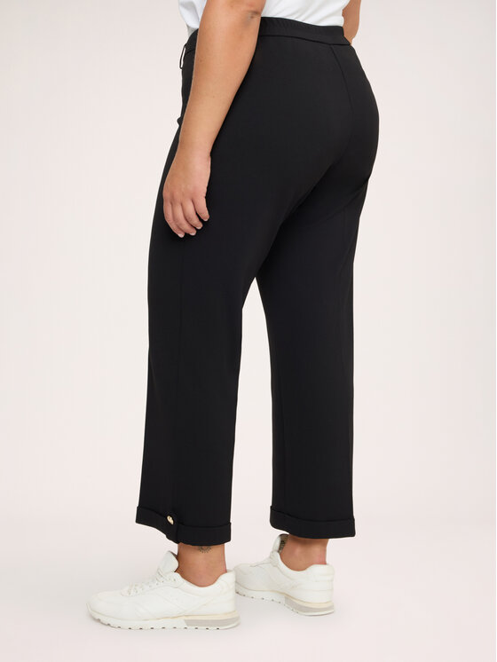 Fiorella Rubino Fiorella Rubino Spodnie materiałowe P056L002441N033 Czarny Slim Fit