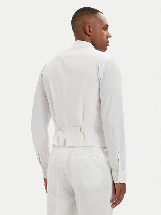 HUGO HUGO Oblek Henry 50559672 Krémová Slim Fit