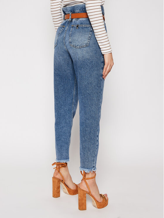 Liu Jo Liu Jo Teksad UA1072 D4623 Sinine Boyfriend Fit