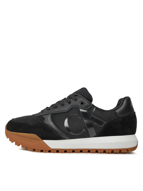 Calvin Klein Jeans Calvin Klein Jeans Laisvalaikio batai Toothy Runner Bold Mono YM0YM00583 Juoda