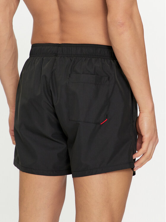 HUGO Hugo Plaukimo šortai Abas 50513979 Juoda Regular Fit