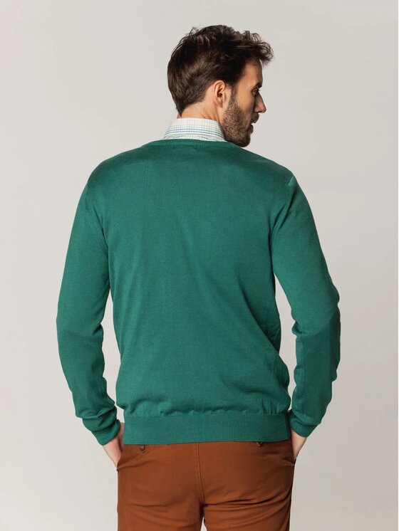 Willsoor Willsoor Sweter 71818/2 Zielony Regular Fit