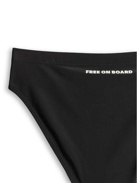 4F 4F Dół od bikini FOB SUMMER BEACHWEAR Czarny