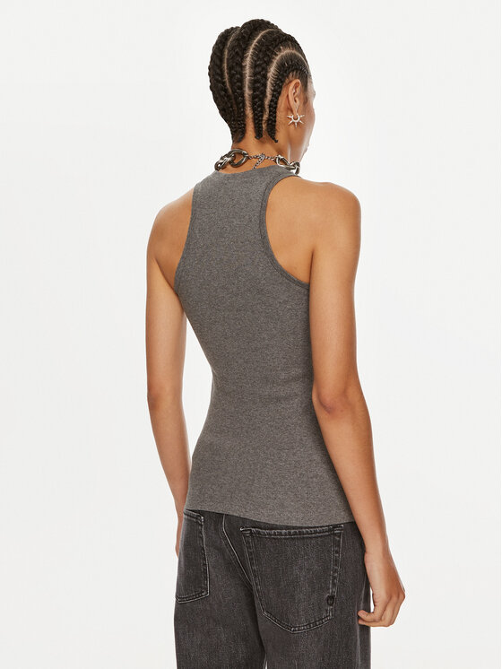 PINKO Pinko Top Distinto 100822 A22X Szary Regular Fit