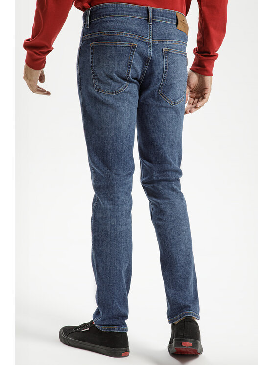 Cross Jeans Cross Jeans Jeansy C 132-084 Niebieski Straight Leg