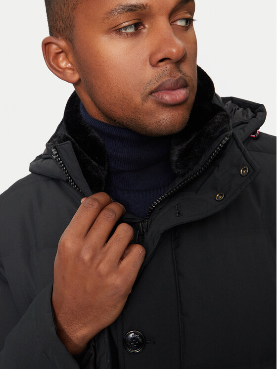 Hechter Paris Hechter Paris Pūkinė striukė 50168 142205 Juoda Regular Fit