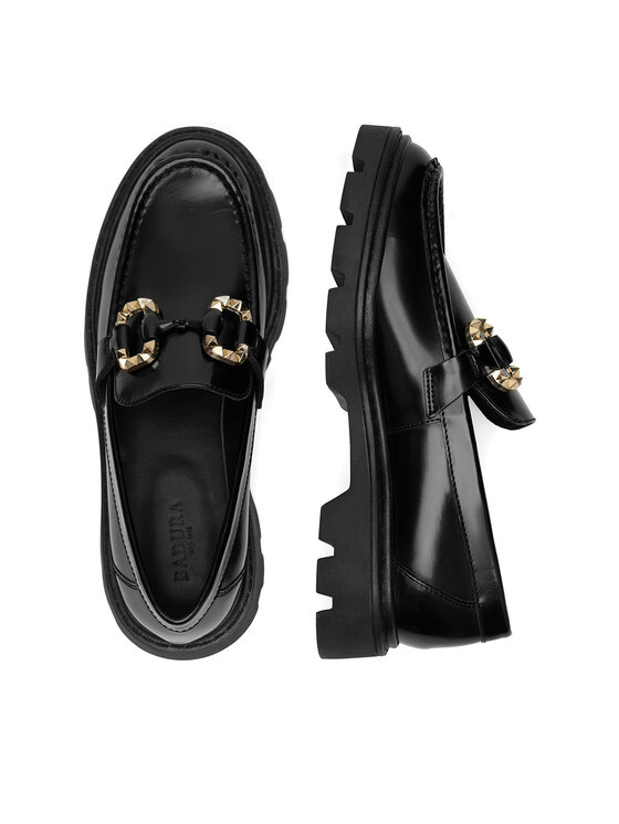 Badura Badura Loafersy SOPHIA-116675 Czarny