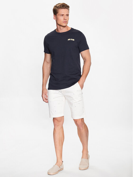 Pepe Jeans Pepe Jeans Tričko Ronson PM508708 Tmavomodrá Regular Fit