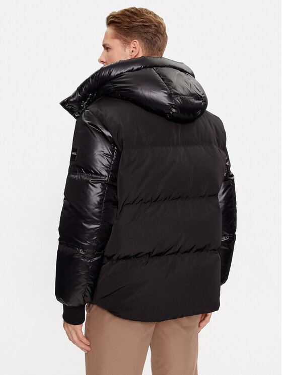 BOSS Boss Kurtka puchowa Dybes 50499800 Czarny Regular Fit