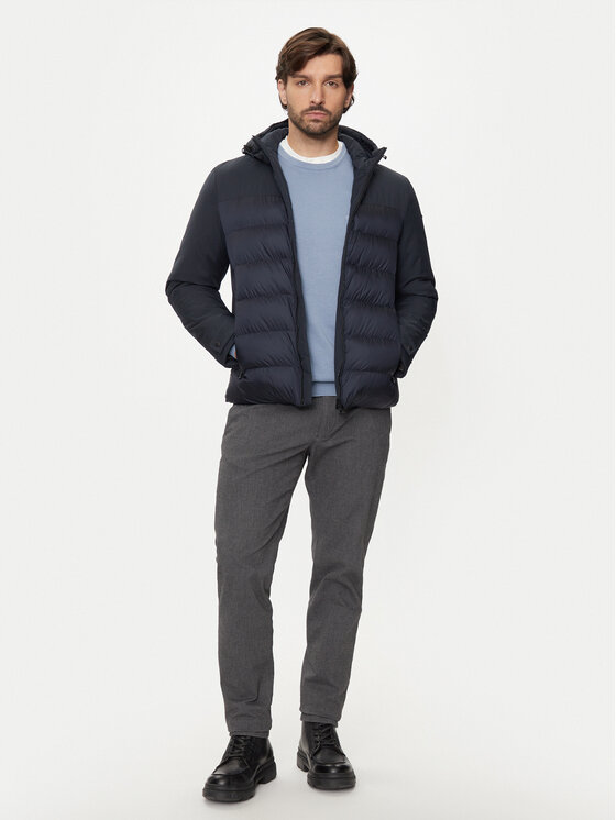Geox Geox Zimní bunda Sapienza M4628J TC188 F1726 Tmavomodrá Regular Fit
