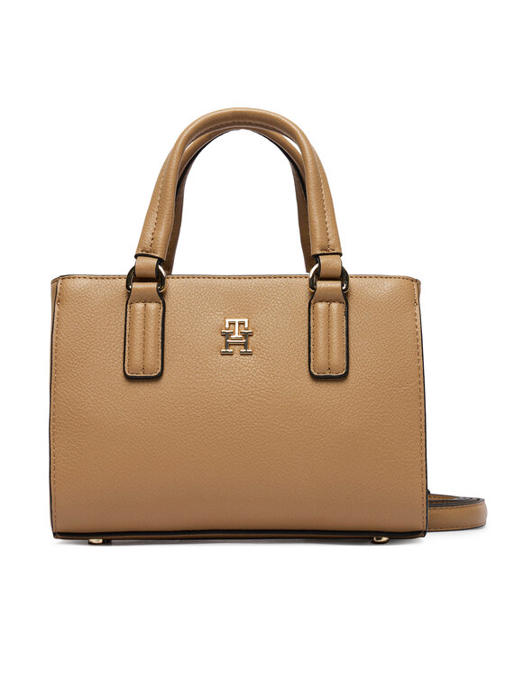 Tommy Hilfiger Tommy Hilfiger Дамска чанта Th Daily Mini Tote AW0AW18379 Кафяв