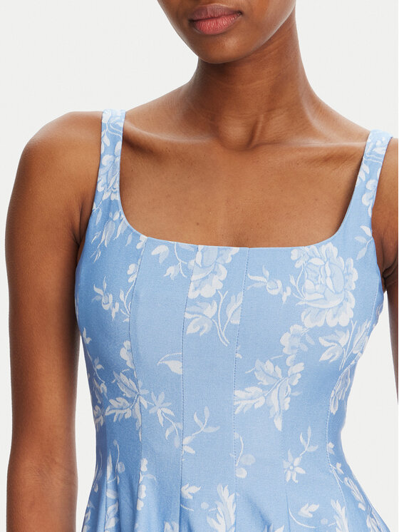 STAUD STAUD Sommerkleid Wells R25R2188TJ Blau Regular Fit