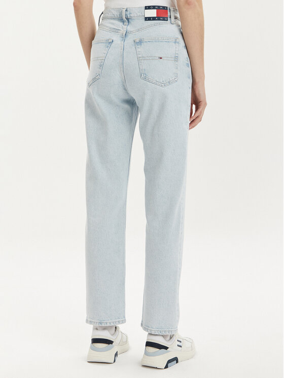 Tommy Jeans Tommy Jeans Traperice Julie DW0DW17613 Svijetloplava Straight Fit