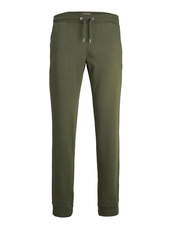 TeeShoppen TeeShoppen Joggery 'Basic Collection' Zielony Regular Fit