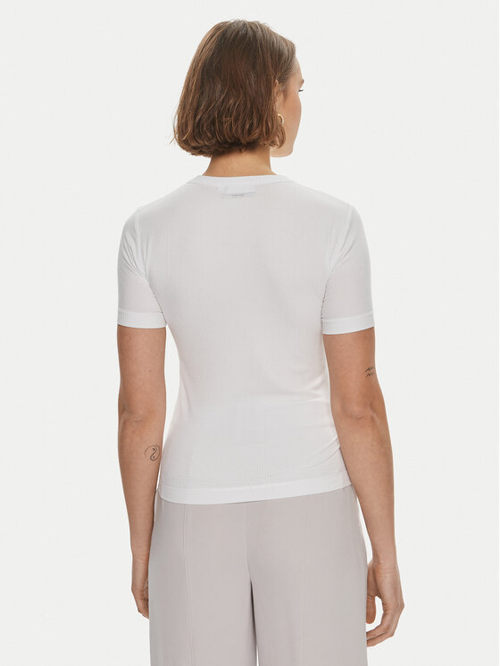Calvin Klein Calvin Klein T-shirt K20K206553 Bijela Slim Fit