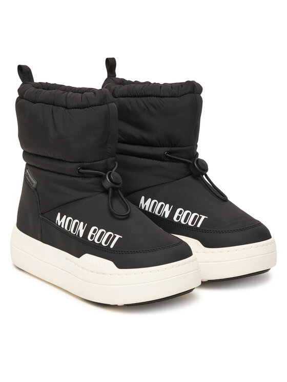 Moon Boot Moon Boot Sniego batai Jr Park Tube Mid Wp 80D3440090 S Juoda