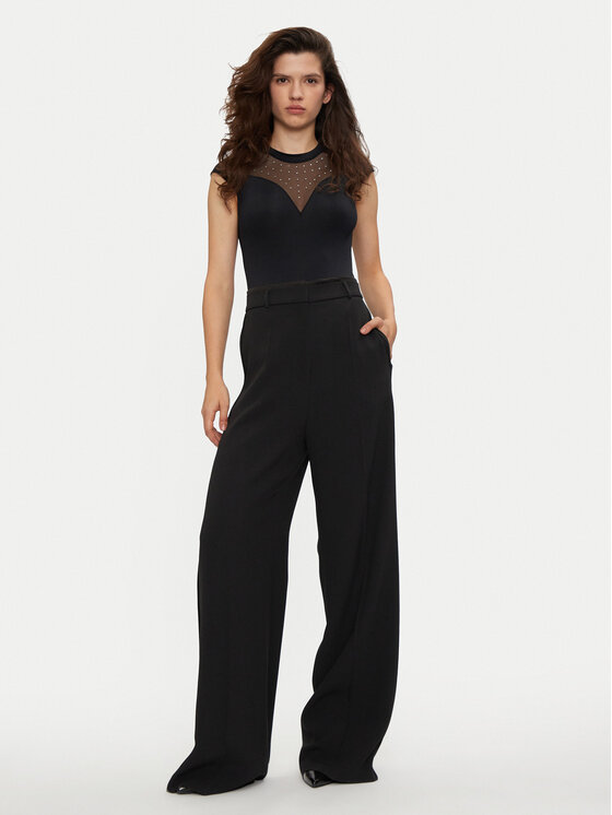 Pieces Pieces Bodijs Rita 17153372 Melns Slim Fit