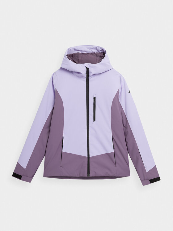 4F 4F Skijacke 4FAW23TJACF121 Violett Regular Fit