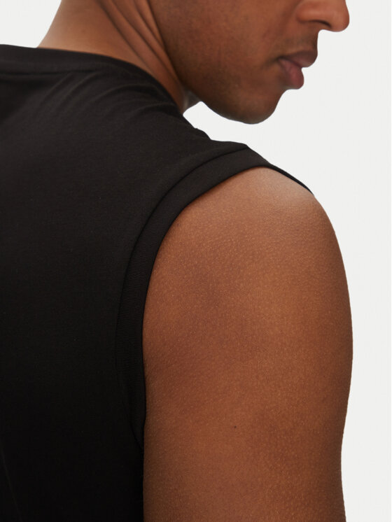 EA7 Emporio Armani EA7 Emporio Armani Tank top 7M000223 AF10375 UC001 Czarny Regular Fit