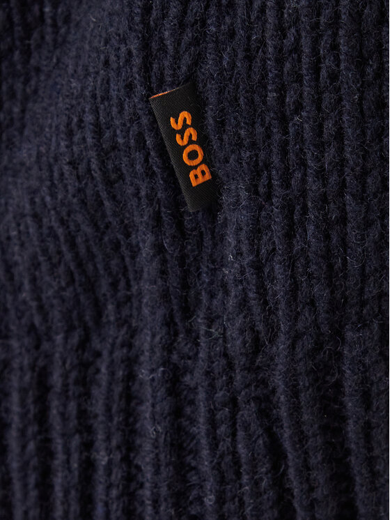 BOSS BOSS Пуловер Karombo 50548686 Тъмносин Regular Fit