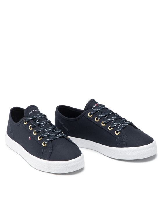 Tommy Hilfiger Tommy Hilfiger Πάνινα παπούτσια Essential Sneaker FW0FW06664 Σκούρο μπλε