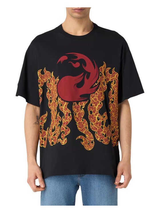 OCTOPUS OCTOPUS T-shirt 25sots92 Nero Regular Fit