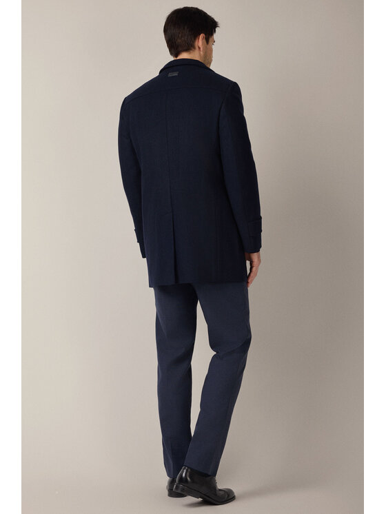 Lancerto Lancerto Płaszcz zimowy Vernol PC073225000018 Granatowy Regular Fit