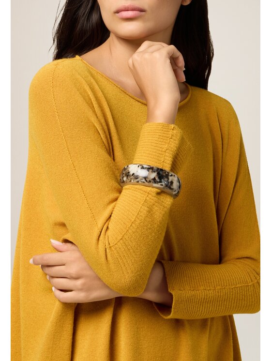 Oltre Oltre Cardigan M049E002035N028 Giallo Regular Fit