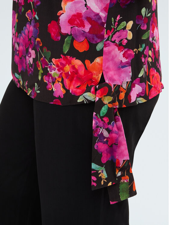 Fiorella Rubino Fiorella Rubino Bluzka 2083T002468N0Z3 Czarny Regular Fit