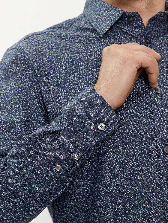 Selected Homme Selected Homme Krekls 16091075 Zils Regular Fit