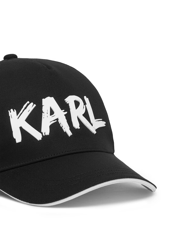 Karl Lagerfeld Kids Karl Lagerfeld Kids Шапка с козирка Z31222 M Черен
