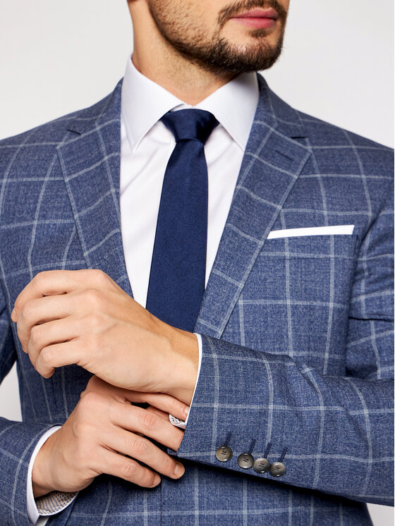 JOOP! JOOP! Odijelo 17 Js-Herby-Blayr-Str 30026574 Tamnoplava Slim Fit
